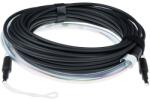 ACT 244056 Singlemode 9/125 OS2 indoor/outdoor cable 4 way with LC connectors 10m Black, Hálózati kábelek