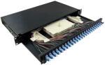 LogiLink Fibre Optic Patch Panel LC-DX 24 Port, OS2, 1U, BLACK (F24LC2B)