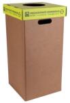 RECOBIN Szelektív hulladékgyűjtő, betétdíjas palackoknak, újrahasznosított, 50 l, RECOBIN "Office - iconink
