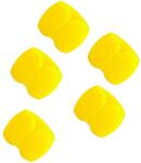  Univerzális 5db-os kábelrendező klipsz, citromsárga