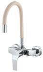 Gamma Flex Fali Mosogató Csaptelep - Rugalmas, Bézs/Króm (BFxŚ-b) - watermarkt