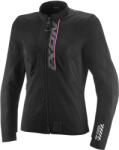IXON Ostro Lady női motoros kabát fekete-fluo rózsaszín