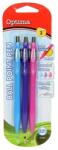 Optima Golyóstoll készlet OPTIMA nyomógombos 521 intenzív színek (100917) - nyomtassingyen