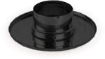 Inoxterm takaró rozetta tömítőgyűrűvel - fekete (Ø100 mm) (P5304F)