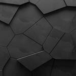  Soner konyhai hátfal, fekete absztrakt minta, műanyag falburkolat, hajlítható, törés- és hőálló 60x300 cm (Soner KF9 60x300)