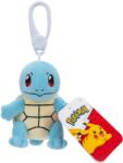 Jazwares Pokémon kulcstartós plüssfigura, Squirtle, 8 cm (PKW3922)