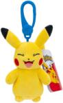 Jazwares Pokémon kulcstartós plüssfigura, Pikachu, 8 cm (PKW3654)