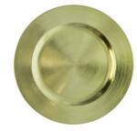  Tányér műanyag kerek L műanyag, 33x33x2 cm, fényes zöld (P0001-33)