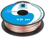Cabletech Hangszórókábel transzparens réz-alumínium CCA 2x1, 5mm2 10m/tekercs (KAB0397)