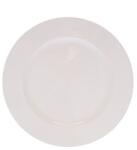  Tányér műanyag kerek L műanyag, 33x33x2 cm, fehér (P0001-33)