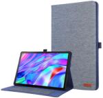  Husă FABRIC tip carte pentru Lenovo Idea Tab Plus / Tab K12 albastră