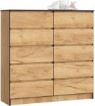 Comodă K120 10sz Clp Pk Stejar Craft Comoda