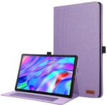  FABRIC Husă tip carte pentru Lenovo Idea Tab Plus / Tab K12 violet