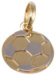 Ékszershop Bicolor fényes és matt arany focilabda medál (1328453)