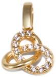 Ékszershop Köves hurkolt arany medál (1328773)