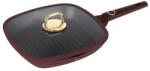 Berlinger Haus Leonardo Collection grill serpenyő titán bevonattal, fedővel 28x28 cm (BH-8037)