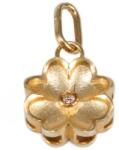 Ékszershop Köves virág arany medál (1328452)