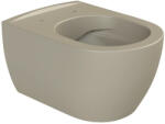 CeraStyle CITY fali WC - MATT BÉZS - rimless - perem nélküli - rejtett szerelésű (HC00206PN07) - globalvivamarket