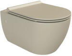CeraStyle CITY SLIM WC ülőke - MATT BÉZS - duroplast - lecsapódásgátlós - könnyen levehető (SC00501S50703012)