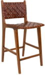 House Nordic Кафяв бар стол от тиково дърво 101 cm Perugia - House Nordic (1001510)