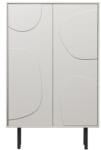 WOOOD Светлосив шкаф от борова дървесина 85x135 cm Cadiz - WOOOD (373990-M)