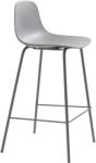 Unique Furniture Сив пластмасов бар стол (височина на седалката 67, 5 cm) Whitby - Unique Furniture (42021010)