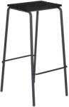 Hübsch Черни бар столове в комплект 2 бр. (височина на седалката 76 cm) Stilt - Hübsch (991910)
