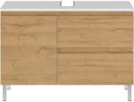 Germania Бял шкаф под умивалника от дъб 80x56 cm Torrance - Germania (4331-559)