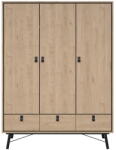 Tvilum Гардероб с дъбов декор в естествен цвят 150x200 cm Ry - Tvilum (86011hlhl)