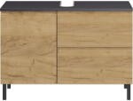 Germania Тъмно сив шкаф под умивалника в дъб 80x56 cm Salinas - Germania (8243-564)
