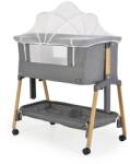 Cangaroo Adoro állítható magasságú, kerekes babaöböl tárolóval - Szürke