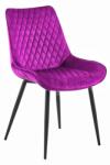 Klubfotel Étkezőszék VERDO - lila bársony