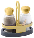  IRIS Sand üveg fűszerszóró szett tartóval, 2 darabos, 2*95ml, homokszínű 122020-582 (122020-582)