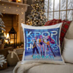 Deconline Crafts Egyedi neves KPOP "Démonadászok" HD párnahuzat személyre szabható 40 cm (DO59427-PILLOW)