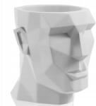  Apollo beton virágtartó Ø12cm fehér matt XX (APL12)