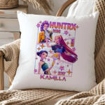 Deconline Crafts Egyedi neves Kpop Démonvadászok stílusú "HUNTRIX" párnahuzat személyre szabható 40 cm (DO59430-PILLOW)