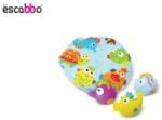 ESCABBO Set carticica si 3 jucarii de baie Lumea Subacvatica ESCABBO 37040 - carboysafety Instrument muzical de jucarie