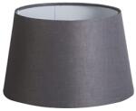 QAZQA Vászon lámpaernyő szürke 25/16 (92153)