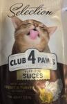 CLUB 4 PAWS Selection Nyúl-Pulyka Szószban - Alutasak Macskáknak (85 g)