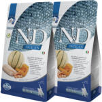 N&D Ocean N&D Cat Kitten Ocean Tőkehal garnélával sütőtökkel és sárgadinnyével 2x1, 5kg