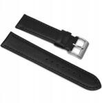  Bőrszíj Premium A04-18 mm fekete cérna fekete Smartwatch (PAS002100)