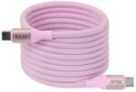 Club 3D Mágneses USB-C kábel, 240W, PD3.1, 480Mbps, 2m, rózsaszín (CAC-3030-pink)