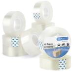 Rapesco Ragasztószalag, 19 mm x 33 m, RAPESCO, 10 db, áttetsző (1807) - molnarpapir