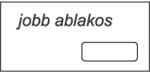 Boríték LA/4 szilikonos 35x90 mm jobb ablakos bélésnyomott (122323)