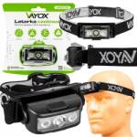 Vayox Fejlámpa Akkumulátoros Fejlámpa Led Usb Fejlámpa (LATARKA CZOŁOWA ZE ŚWIATŁEM POLICYJNYM VA0174)