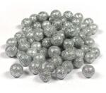 ArtExport Hungarocell (styropor) bogyó, 1, 5 cm - ezüst glitter
