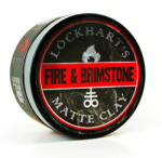 Lockhart's Fire & Brimstone Matte Clay - matt clay, erős tartás 105 g (lock-fireand)