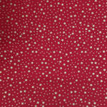  Karácsonyi textil - Piros-arany csillagos