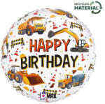 Balloons4party Balon folie utilaje constructii Happy Birthday 46 cm