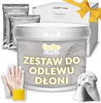 Creative Deco 3D gipszöntő készlet összefonódó kezekhez, ajándék pároknak, 1 kg gipsz (X0024IVXY1)